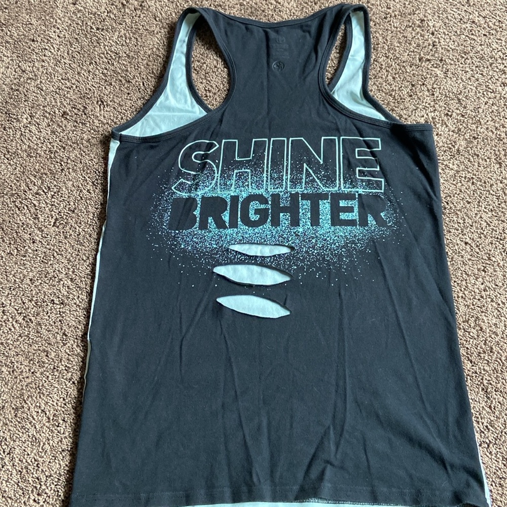Shine Brighter Zumba Tank Top - Picture 2 of 4